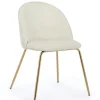 Bizzotto Sedie>SEDIA IN VELLUTO BIANCO - TANYA