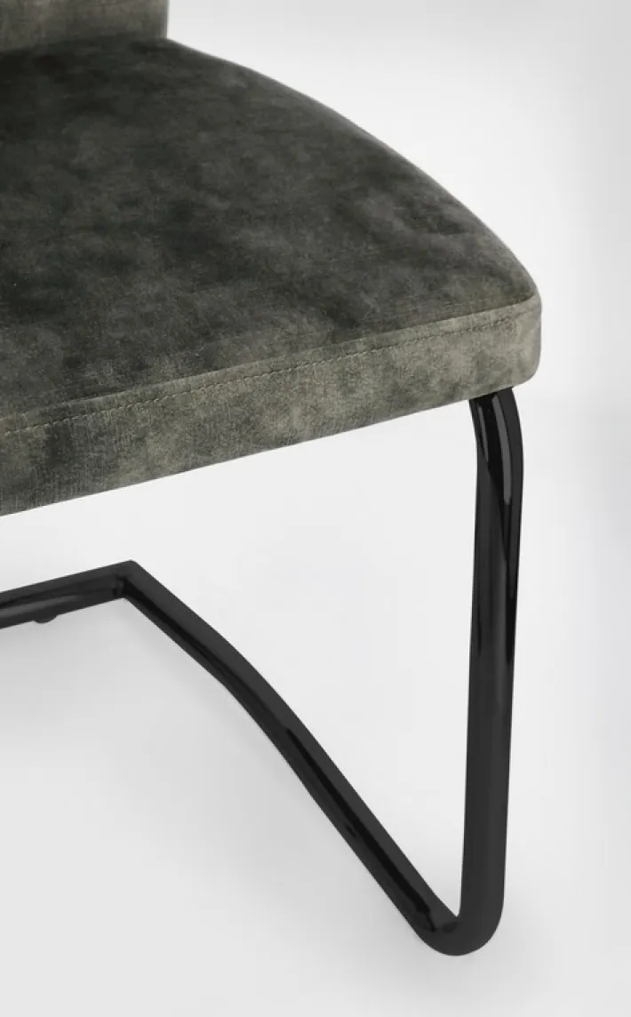 Bizzotto Sedie>SEDIA IN VELLUTO VERDE - THELMA