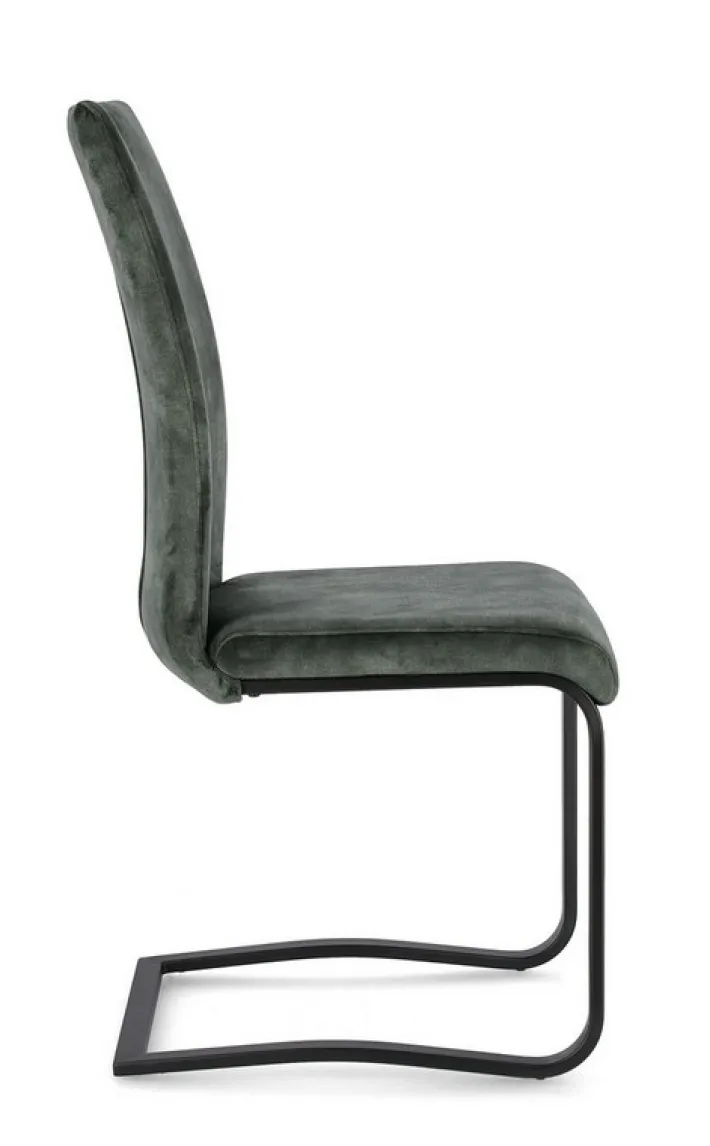 Bizzotto Sedie>SEDIA IN VELLUTO VERDE SCURO - KENNETH