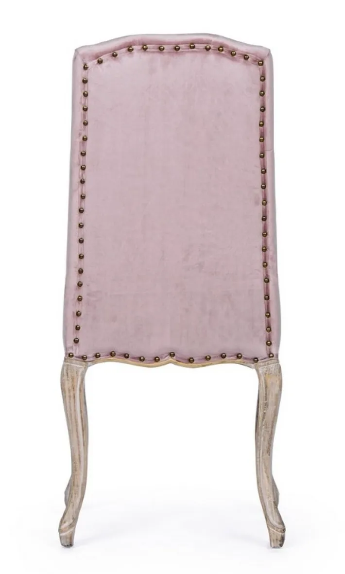Bizzotto Sedie>SEDIA IN VELLUTO WOODROSE - DIVA