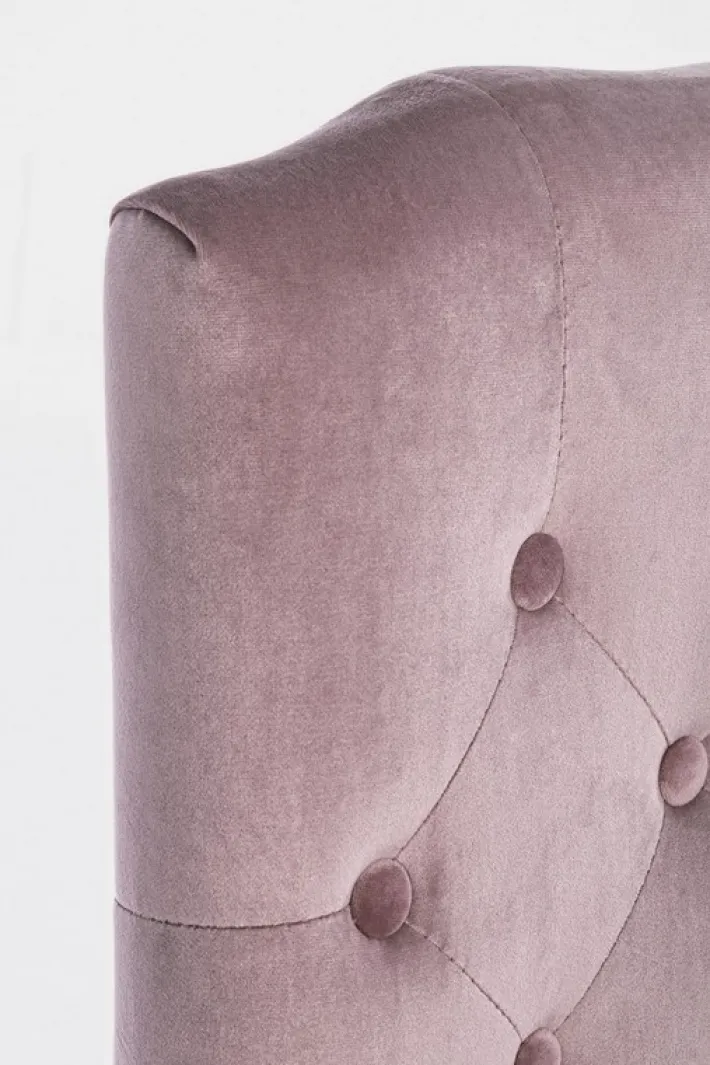 Bizzotto Sedie>SEDIA IN VELLUTO WOODROSE - DIVA