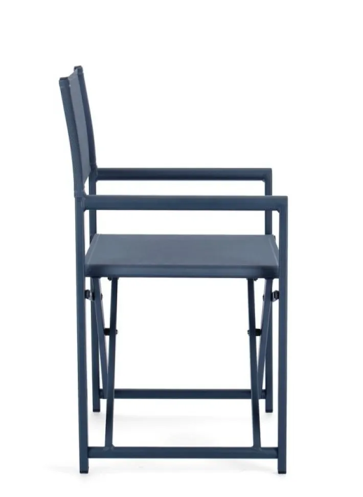 Bizzotto Sedie>SEDIA REGISTA IN ALLUMINIO NAVY - TAYLOR