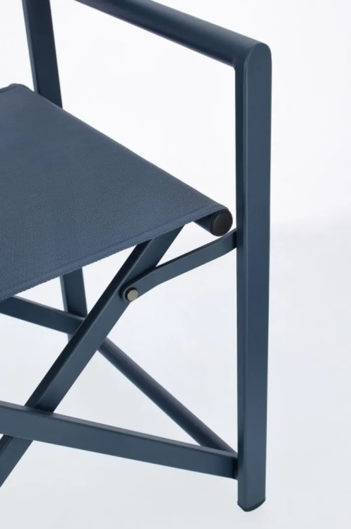 Bizzotto Sedie>SEDIA REGISTA IN ALLUMINIO NAVY - TAYLOR