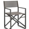 Bizzotto Sedie>SEDIA REGISTA IN ALLUMINIO ANTRACITE CX23 - KONNOR