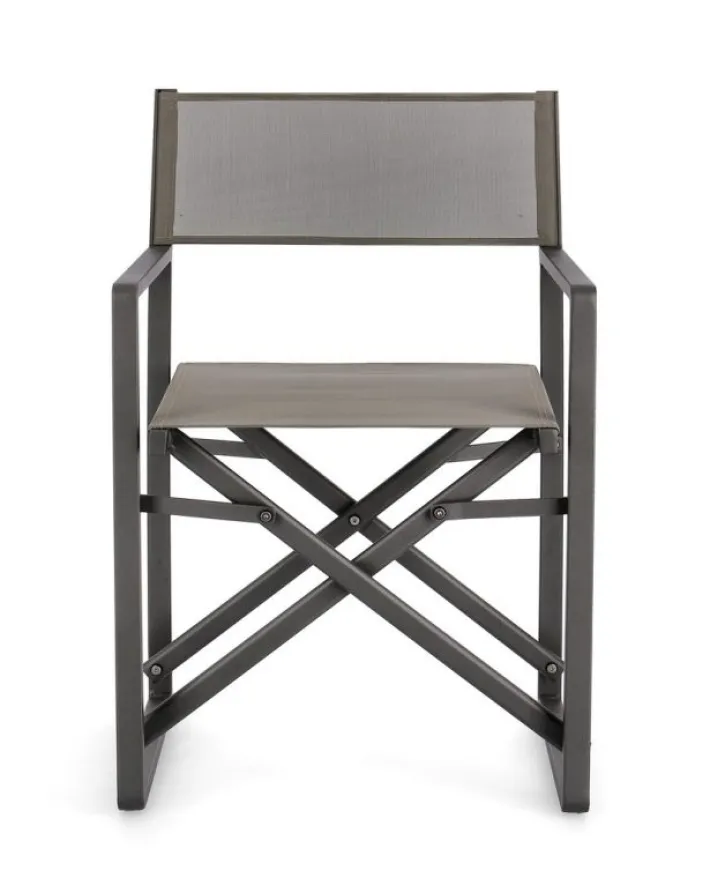 Bizzotto Sedie>SEDIA REGISTA IN ALLUMINIO ANTRACITE CX23 - KONNOR