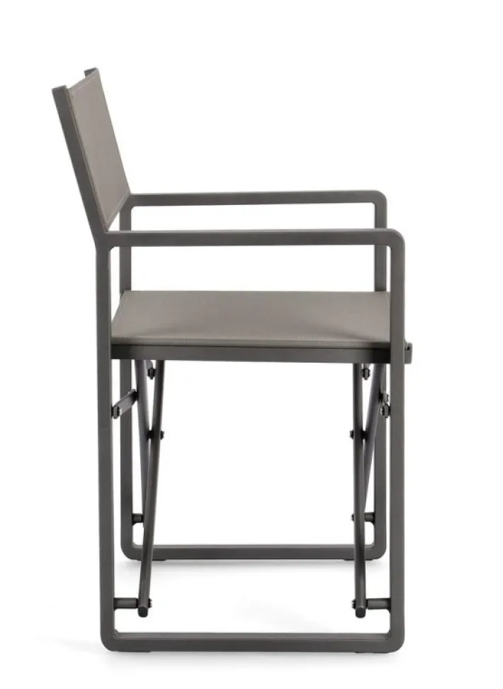 Bizzotto Sedie>SEDIA REGISTA IN ALLUMINIO ANTRACITE CX23 - KONNOR