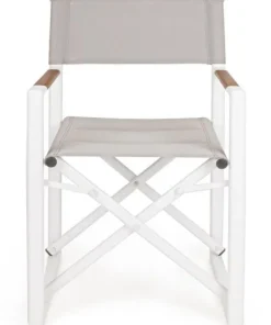Bizzotto Sedie>SEDIA REGISTA IN ALLUMINIO PIEGHEVOLE BIANCO YK11 - LAGUN