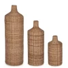 Bizzotto Ceste Decorative>SET3 BOTTIGLIA DECOR KADIN TO NATURALE