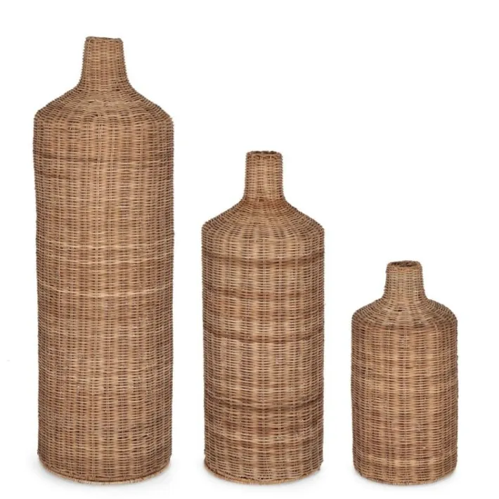 Bizzotto Ceste Decorative>SET3 BOTTIGLIA DECOR KADIN TO NATURALE