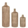 Bizzotto Ceste Decorative>SET3 BOTTIGLIA DECOR PHETRA TO NATURALE