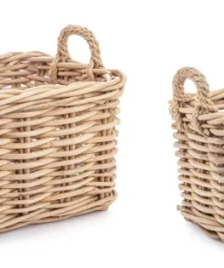 Bizzotto Ceste Decorative>SET2 CESTA 2M MALANG RETT NATURALE