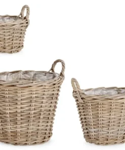 Bizzotto Ceste Decorative>SET3 CESTA 2M RANDY SVAS GRIGIO