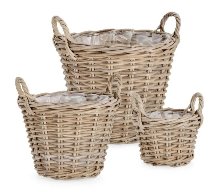 Bizzotto Ceste Decorative>SET3 CESTA 2M RANDY SVAS GRIGIO