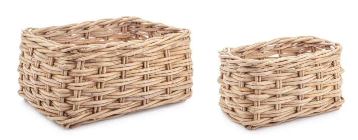 Bizzotto Ceste Decorative>SET2 CESTA MALANG NATURALE