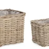 Bizzotto Ceste Decorative>SET2 CESTA RANDY QU GRIGIO