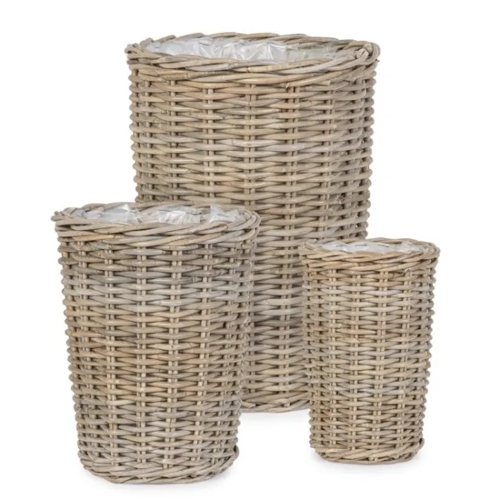 Bizzotto Ceste Decorative>SET3 CESTA RANDY TO GRIGIO