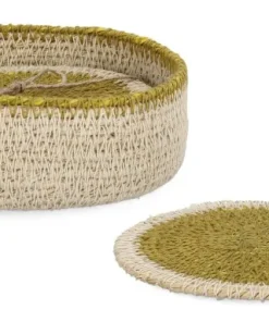 Bizzotto Ceste Decorative>SET1 CESTINO GIANG-4 S.BICCHIERE NAT SEN