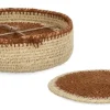 Bizzotto Ceste Decorative>SET1 CESTINO TUY-4 S.BICCHIERE NATU MARR