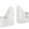 Bizzotto Oggettistica>SET2 DECORAZIONE KANDY MARMO BIANCO H12