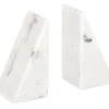 Bizzotto Oggettistica>SET2 DECORAZIONE KANDY MARMO BIANCO H15