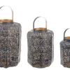 Bizzotto Lanterne>SET3 LANTERNA KAYLIE BOMB BLU-ORO