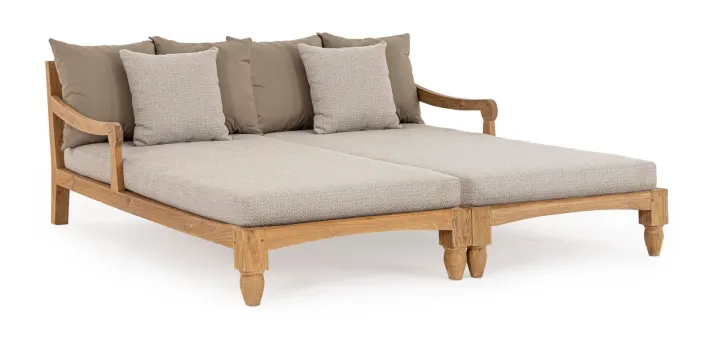 Bizzotto Daybed>SET2 LOUNGE C-C BALI NATURAL - FSC