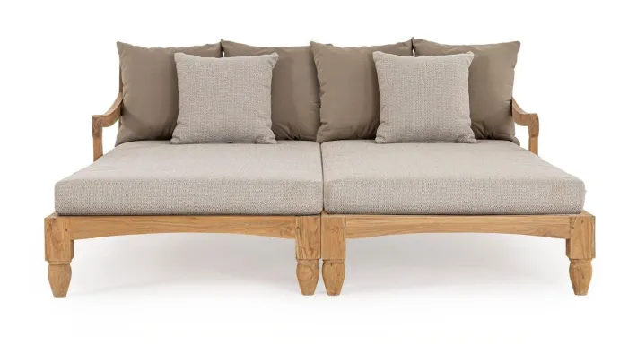 Bizzotto Daybed>SET2 LOUNGE C-C BALI NATURAL - FSC