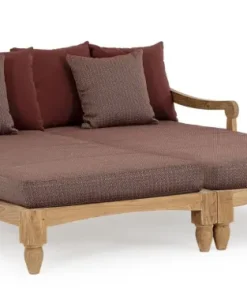 Bizzotto Daybed>SET2 LOUNGE C-C BALI WINE - FSC