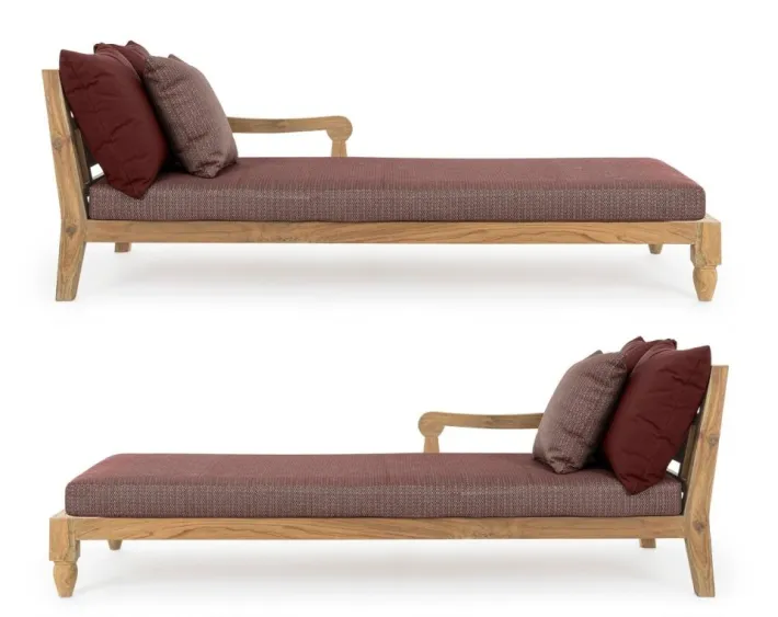 Bizzotto Daybed>SET2 LOUNGE C-C BALI WINE - FSC