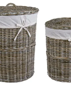 Bizzotto Ceste Decorative>SET2 P.BIANCHERIA NARRA BIANCO