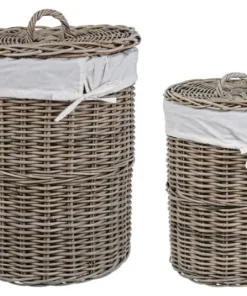 Bizzotto Ceste Decorative>SET2 P.BIANCHERIA NARRA NAT.