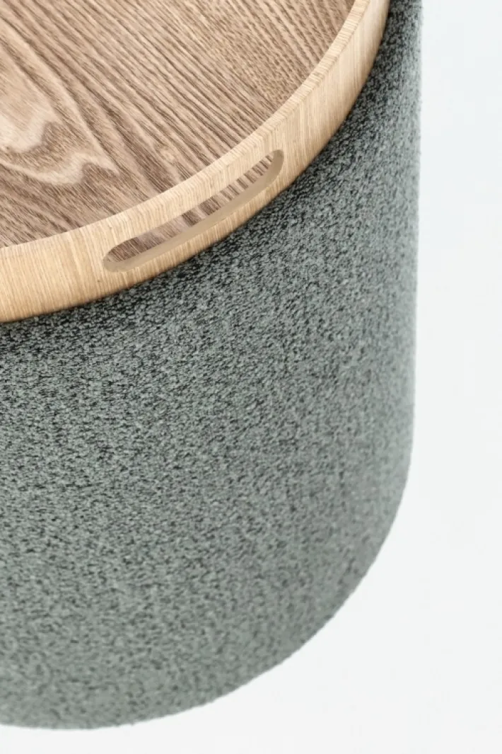 Bizzotto Pouf>SET2 POUF C-CONT SASHA C-VASS DARK