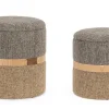 Bizzotto Pouf>SET2 POUF CONTENITORE TANYA SAVANA