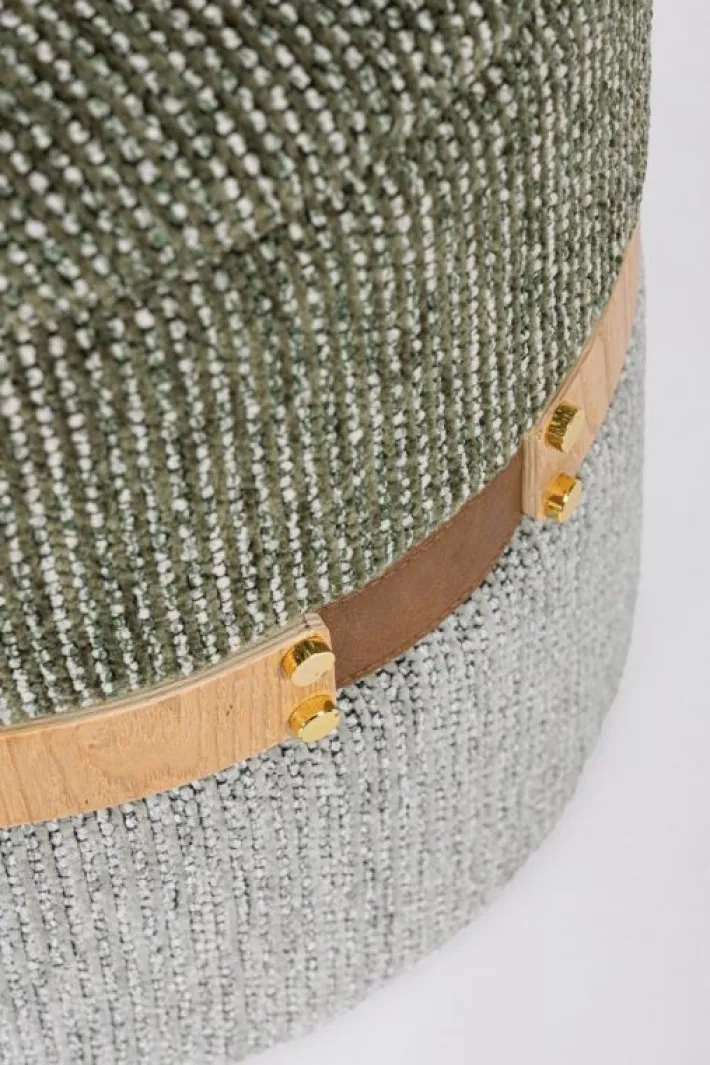 Bizzotto Pouf>SET2 POUF CONTENITORE TANYA FOG
