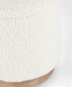 Bizzotto Pouf>SET2 POUF CONTENITORE ZOYA BIANCO TEDDY