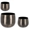 Bizzotto Coprivasi>SET3 P.VASO CHISEL TO ANTRACITE