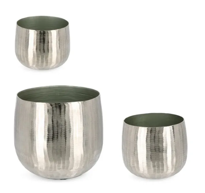 Bizzotto Coprivasi>SET3 P.VASO CHISEL TO ARGENTO