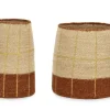 Bizzotto Ceste Decorative>SET2 P.VASO DECORAT TUY NATURALE MARRONE
