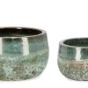 Bizzotto Vasi E Coprivasi>SET2 P.VASO DUYEN CIOTOLA VERDE GIADA