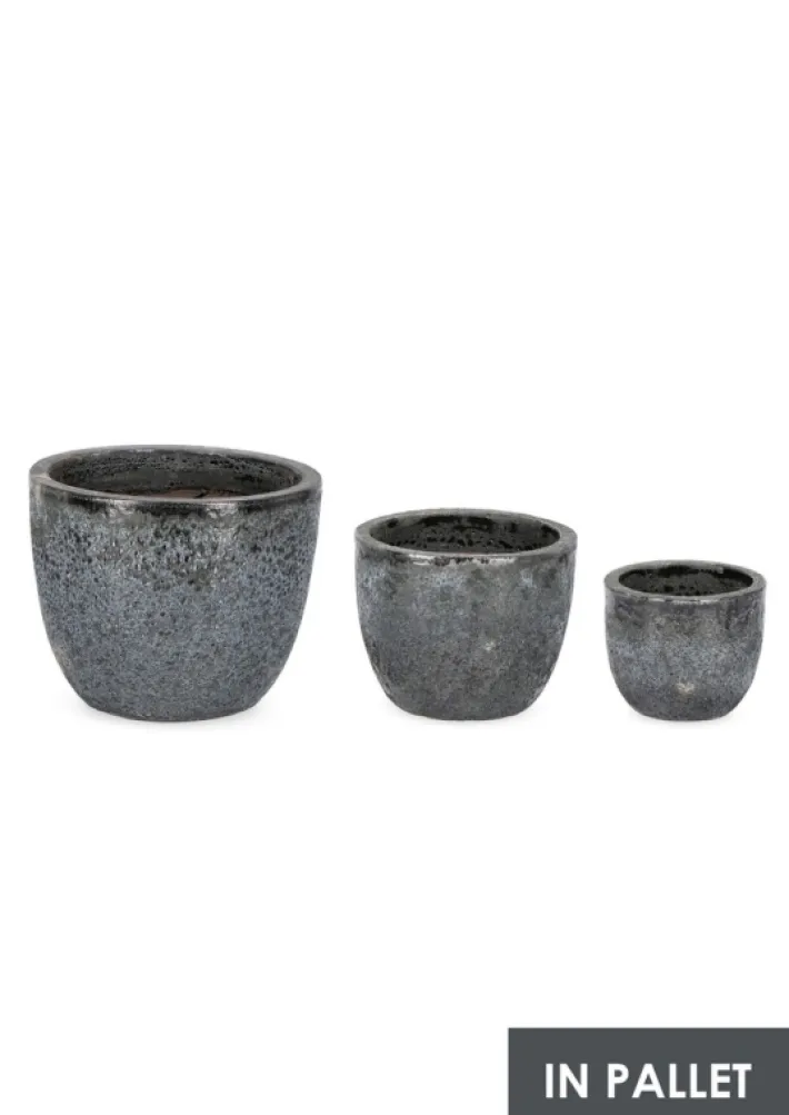 Bizzotto Vasi E Coprivasi>SET3 P.VASO DUYEN SVAS ANTRACITE