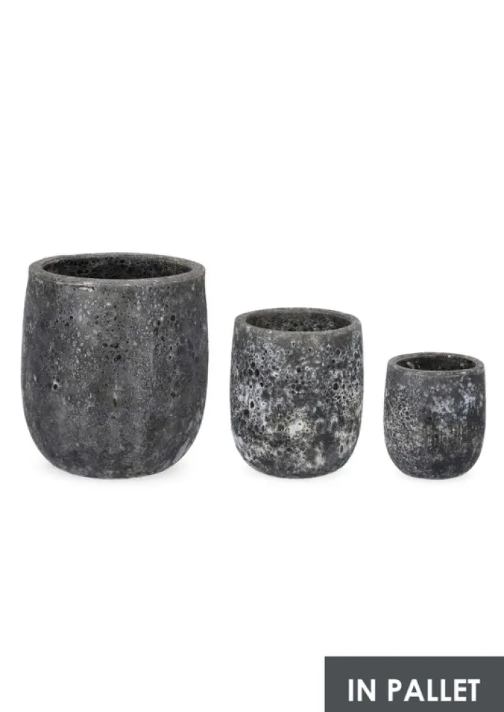 Bizzotto Vasi E Coprivasi>SET3 P.VASO DUYEN TO ANTRACITE