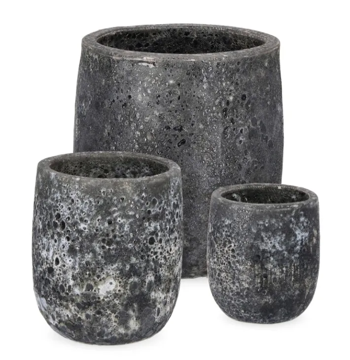 Bizzotto Vasi E Coprivasi>SET3 P.VASO DUYEN TO ANTRACITE