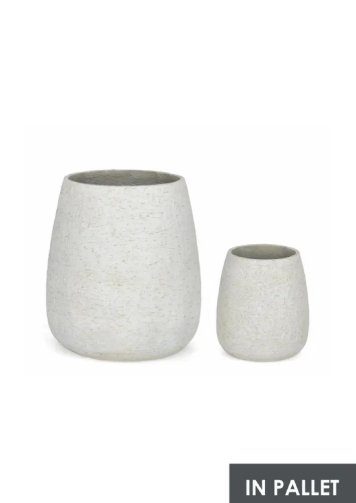 Bizzotto Vasi E Coprivasi>SET2 P.VASO EMEI ALTO BEIGE