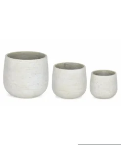 Bizzotto Vasi E Coprivasi>SET3 P.VASO EMEI BASSO BEIGE