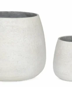 Bizzotto Vasi E Coprivasi>SET2 P.VASO EMEI BOMBATO BEIGE