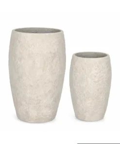 Bizzotto Vasi E Coprivasi>SET2 P.VASO MEILI ALTO BEIGE