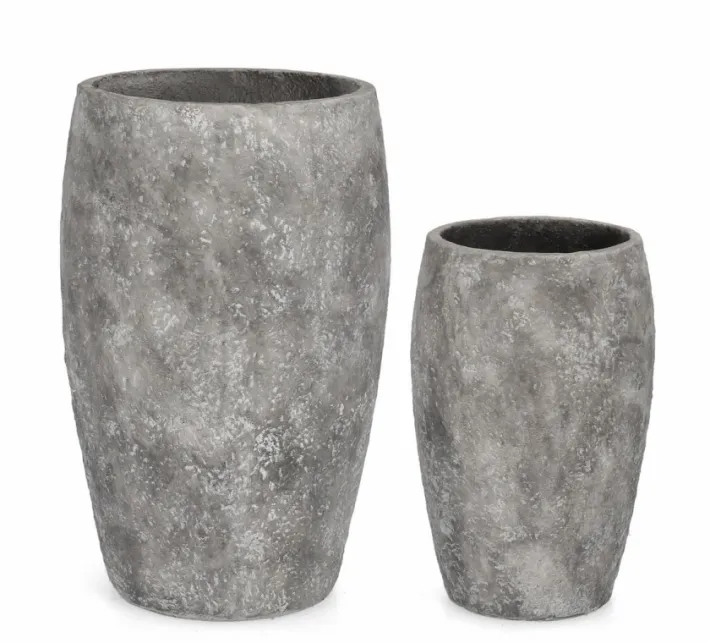 Bizzotto Vasi E Coprivasi>SET2 P.VASO MEILI ALTO GRIGIO