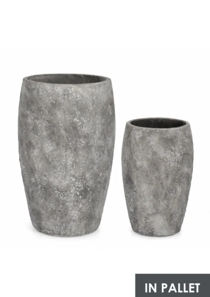 Bizzotto Vasi E Coprivasi>SET2 P.VASO MEILI ALTO GRIGIO