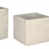 Bizzotto Vasi E Coprivasi>SET3 P.VASO MEILI QUADRATO ALTO BEIGE