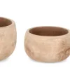 Bizzotto Vasi E Coprivasi>SET3 P.VASO MINH TO BASS TERRACOTTA MARR